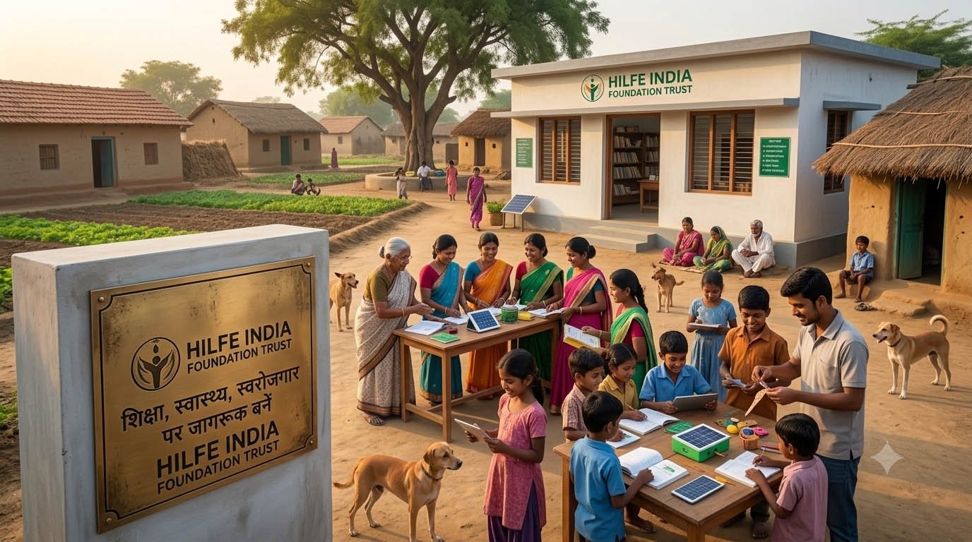 Students studying in classroom