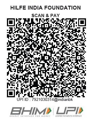 Hilfe India Foundation Trust UPI Donation QR Code